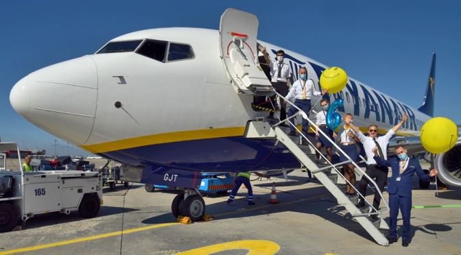 Ryanair възобнови полетите си до Бургас